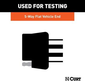 img 1 attached to 🚗 Enhanced Vehicle Socket Tester for CURT 57505 5-Pin Flat Trailer Wiring and Towing