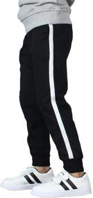 img 4 attached to 👖 CECLEAD Boys' Fashion Casual Cotton Sweatpants - Slim Fit, Athletic Drawstring Jogger Pants