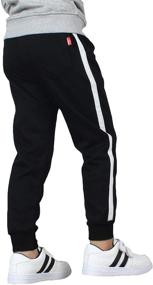 img 1 attached to 👖 CECLEAD Boys' Fashion Casual Cotton Sweatpants - Slim Fit, Athletic Drawstring Jogger Pants