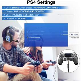 img 1 attached to 🎧 Gaming Headset with Mic for Xbox One PS4 PS5 PC Switch Tablet Smartphone - Stereo Over Ear Bass 3.5mm Microphone w/ Noise Canceling, 7 LED Light, Soft Memory Earmuffs (Includes Free Adapter)