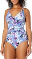 👙 chic and comfortable: calvin klein women's standard shirred one piece swimsuit with removable cups logo