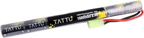 img 4 attached to 🔋 TATTU 8.4V NiMH Airsoft Battery: 1600mAh Butterfly Nunchuck Stick Battery with Tamiya Connector, Optimized for Airsoft Guns