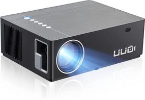 img 4 attached to 🎥 UUO Нативный проектор 1080P P6: Улучшенное видео 4K HD, 300-дюймовый экран, цифровой кильват и совместим с TV-приставкой и игровой консолью - Щетинистое серебро