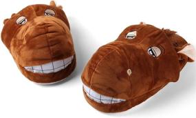 img 2 attached to Aerusi Unisex Animal Slipper Черные Детские Туфли для Мальчиков в Сапогах - Стильная и Удобная Обувь для Детей