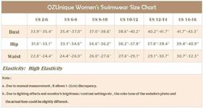 img 1 attached to 👙 QZUnique Halter Boy Leg Swimsuit Monokinis - Trendy Women's Clothing for Swimsuits & Cover Ups