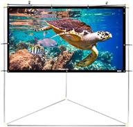 🎥 pyle 100-inch outdoor portable matt white theater tv projector screen with triangle stand - hd projection for movie / cinema / video / film showcasing outside home - prjtpots101 logo