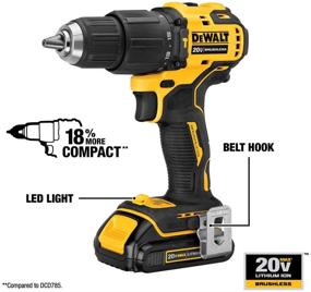 img 3 attached to 💪 DEWALT DCD709B Brushless Compact Cordless: Power-packed Performance in a Convenient Design