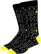 socks pac man arcade novelty funky logo