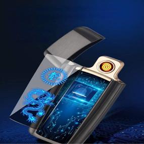 img 2 attached to LINGAN Rechargeable Windproof Electronic Fingerprint