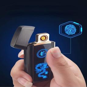 img 3 attached to LINGAN Rechargeable Windproof Electronic Fingerprint