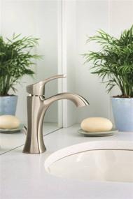 img 2 attached to 🚰 Moen 6903BN Single Handle High Arc Bathroom Faucet