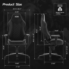 img 3 attached to Version Adjustable Armrests Premium Headrest Sports & Fitness for Leisure Sports & Game Room