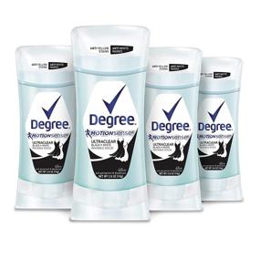 img 4 attached to 🛡️ Protect Your Clothes with Degree UltraClear Antiperspirant for Women - Black+White, 2.6 oz, 4 Count