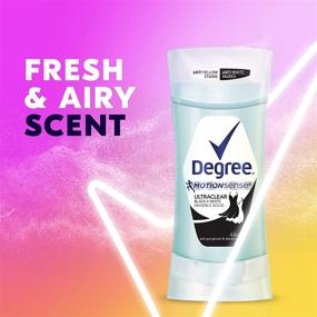 img 2 attached to 🛡️ Protect Your Clothes with Degree UltraClear Antiperspirant for Women - Black+White, 2.6 oz, 4 Count