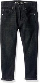 img 2 attached to 👖 Nautica Seaworthy Boys' Clothing: 5 Pocket Skinny Jeans