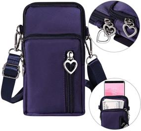 img 3 attached to Multi Pocket Crossbody Shoulder Running Wristband Cell Phones & Accessories