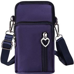 img 4 attached to Multi Pocket Crossbody Shoulder Running Wristband Cell Phones & Accessories