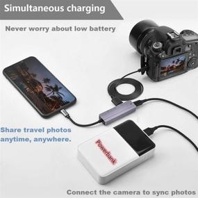 img 3 attached to 🔌 Sunshot SD TF Card Reader Hub, 4-in-1 USB Camera Adapter with USB Female OTG Cable, Phone12/11/Xs/Xr/X & Pad Compatible, Supports USB Disk, Mouse, Keyboard, Hubs, MIDI (Gray)