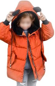 img 2 attached to 🧥 Joe Wenko Unisex Down Insulated Long Hoodie Coat, 18 Months to 6 Years