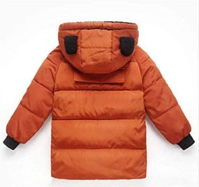 img 3 attached to 🧥 Joe Wenko Unisex Down Insulated Long Hoodie Coat, 18 Months to 6 Years