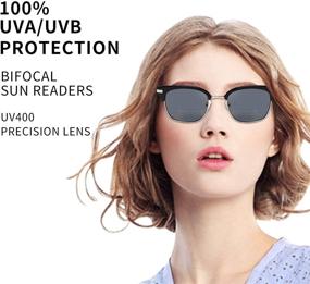 img 3 attached to VVDQELLA Bifocal Reading Sunglasses Protection Vision Care for Reading Glasses