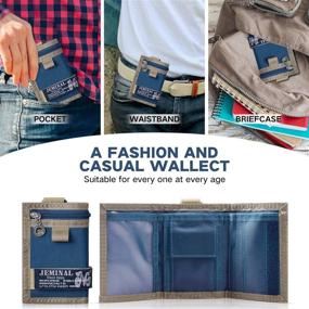 img 2 attached to 🎒 JEMINAL Trifold Canvas Outdoor Sports Men's Accessories: Enhance Your Style & Utility Outdoors!