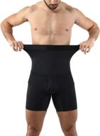 kewlioo girdle compression shorts black sports & fitness logo