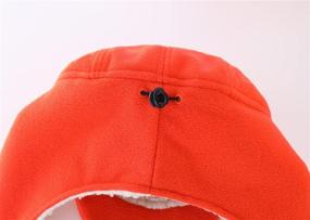 img 1 attached to Connectyle Men's Fleece Winter Hats with Visor, Windproof Earflap Skull Cap for Superior Warmth