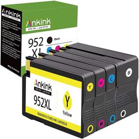 img 4 attached to Ankink Higher Yield Black 952xl Ink Cartridges Combo Pack - High Capacity Replacement for HP 952 🖨️ XL: OfficeJet Pro 8710 8720 7740 8740 7720 8715 8702 8210 Printer - Cyan Magenta Yellow HP952xl HP952