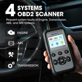 img 2 attached to 🔍 Autel MaxiLink ML629 OBD2 Scanner: Enhanced Version of AL619 & ML619 for ABS SRS Engine Transmission Diagnosis, OBDII Scan Tool with Auto VIN, DTC Lookup, and Ready Test