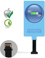 📱 ivy qi wireless charging receiver adapter for iphone 5/se/6s/7/ ipad with fast & smart microchip technology logo