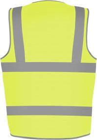 img 3 attached to LX Reflective Visibility Multi Functional Yellow 12Pcs Occupational Health & Safety Products