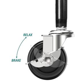 img 2 attached to 🔒 Durable Threaded Locking Casters with Optimal Diameter for Easy Maneuverability