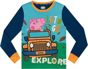 img 3 attached to 🐷 Adorable George Pig Pajamas for Boys - Peppa Pig Collection