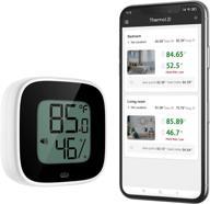 🌡️ 9h wireless thermometer hygrometer: smart bluetooth sensor with alarm & data storage for iphone/android логотип