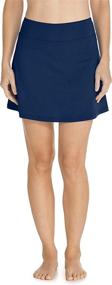 img 3 attached to Sun Protective Coolibar UPF 50+ Women's Sandbar Swim Skort: Stay Stylish and Protected