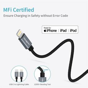 img 1 attached to Быстрая зарядка для iPhone с помощью автомобильной зарядки Meagoes 20W PD Rapid USB C + 3.3 фута кабеля MFi Certified Type C to Lightning - для iPhone 13/12/Pro Max/Mini/11/XS/XR/X/8 Plus/SE/iPad Mini 5/Air 3.