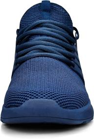 img 1 attached to 👟 Biacolum Men's Running Shoes: Stylish Non-Slip Sneakers for Active Walking and Athletics