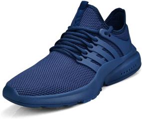 img 3 attached to 👟 Biacolum Men's Running Shoes: Stylish Non-Slip Sneakers for Active Walking and Athletics