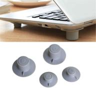 🌬️ akoak set of 2 mini big + 2 small notebook laptop cooling pads - skidproof cooler stands logo