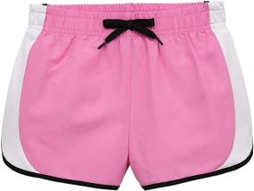 img 1 attached to BTween Girls 4-Piece Summer Shorts: Stylish Dolphin Shorts with Drawstring for Active Kids