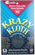 🧽 cadie krazy kloth - large size, all-purpose home cleaning cloth with super activated formula for instant stain removal, cleaning, polishing, and protection (1 pack) logo