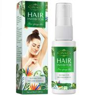 🌱 nopunzel hair growth inhibitor spray - natural stop hair growth solution - safe for face, arms, legs, and armpits - smooth skin - 50ml logo