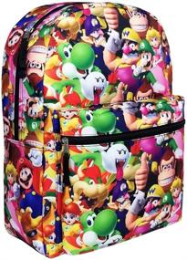 img 2 attached to 🎒 Super Mario All-Over Print Backpack NN43719