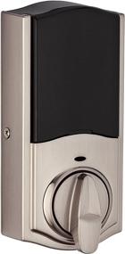 img 3 attached to Kwikset 98880-004 SmartCode 888 Z-Wave Plus Smart Lock Touchpad Electronic Deadbolt in Satin Nickel with SmartKey Security
