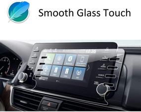 img 3 attached to Wonderfulhz Tempered Glass Screen Protector for 2018-2019 Honda Accord, 9H Hardness, High Definition, Protecting 8-Inch Car Center Touch Screen