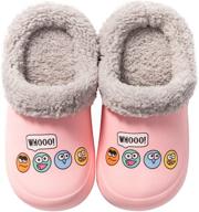 👦 cerythrina little kids lined clogs: comfortable slip-on garden shoes for boys and girls logo