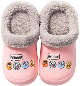 img 4 attached to 👦 CERYTHRINA Little Kids Lined Clogs: Comfortable Slip-on Garden Shoes for Boys and Girls