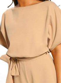 img 3 attached to Get Comfy with Happy Sailed Women's Casual Belted Jumpsuits - Trendy Clothing Collection