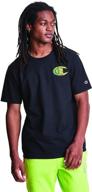 👕 champion life heritage black script men's clothing: t-shirts & tanks for enhanced seo logo